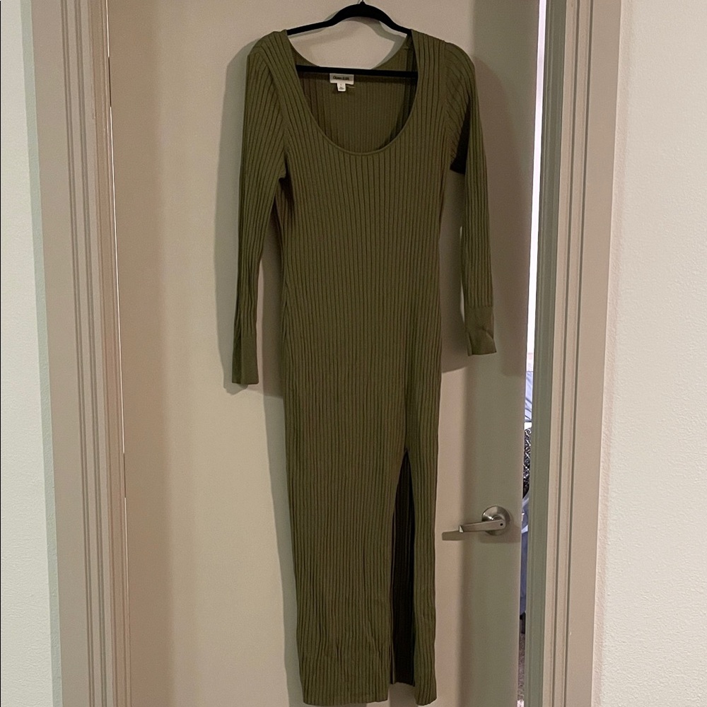 Open Edit Ribbed Knit Dress